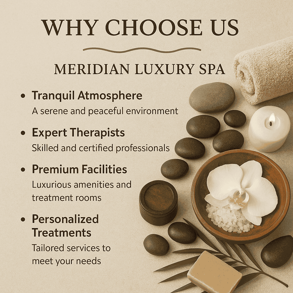Why Choose Us – Meridian Luxury Spa